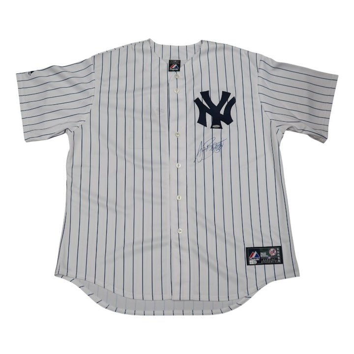 AJ Burnett New York Yankees Autographed Replica Jersey Steiner COA/MLB Auth 