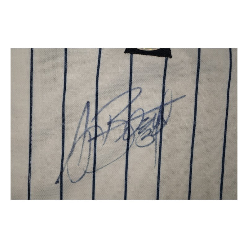 AJ Burnett New York Yankees Autographed Replica Jersey Steiner COA/MLB Auth 