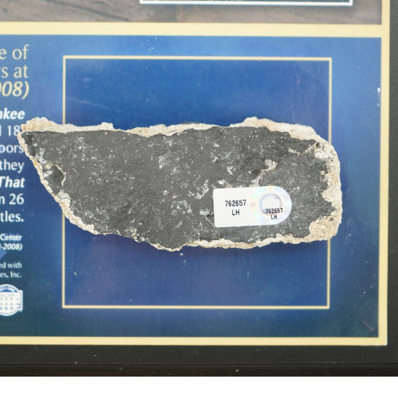 New York Yankees Plaque Authentic Black Seats Piece From Old Yankee Stadium Steiner COA