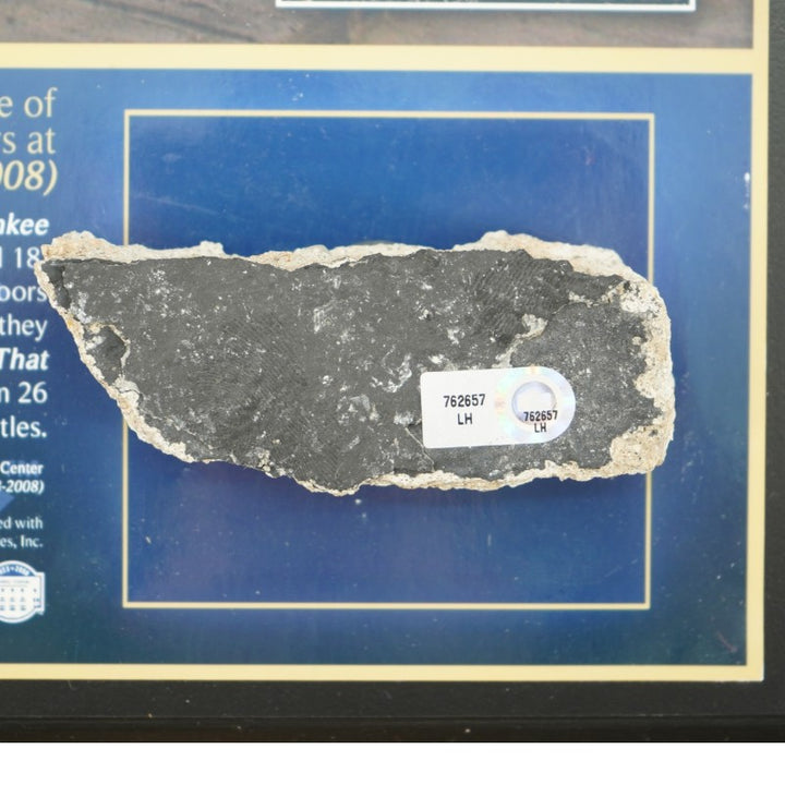 New York Yankees Plaque Authentic Black Seats Piece From Old Yankee Stadium Steiner COA
