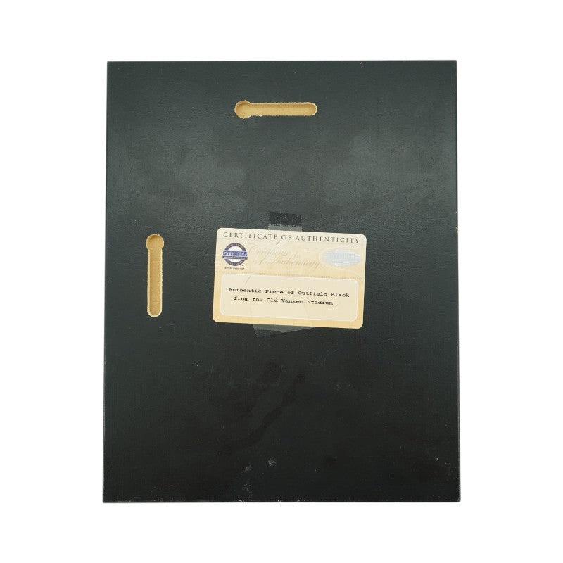 New York Yankees Plaque Authentic Black Seats Piece From Old Yankee Stadium Steiner COA