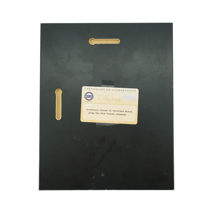 New York Yankees Plaque Authentic Black Seats Piece From Old Yankee Stadium Steiner COA