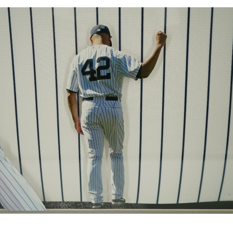 Mariano Rivera New York Yankees Autographed Framed Jersey 28x36 3D Printed Steiner COA