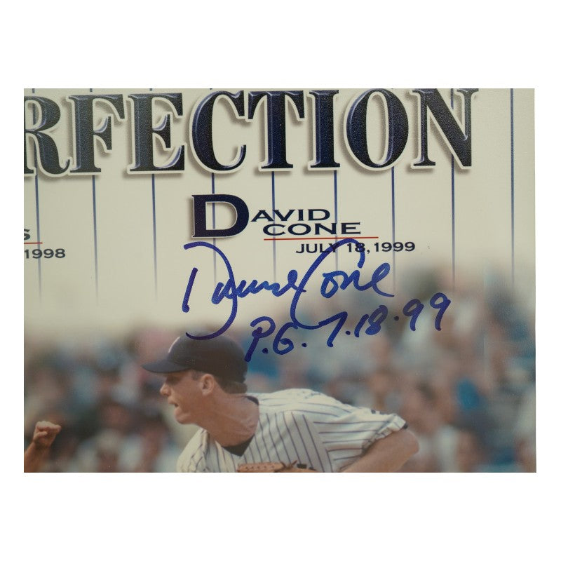 Larsen Wells Cone New York Yankees Multi-Signed Inscribed Framed Photo 11x14 WYWH Holo