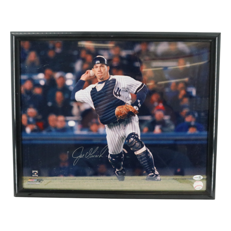 Joe Girardi New York Yankees Autographed Framed 16x20 Photo JSA COA