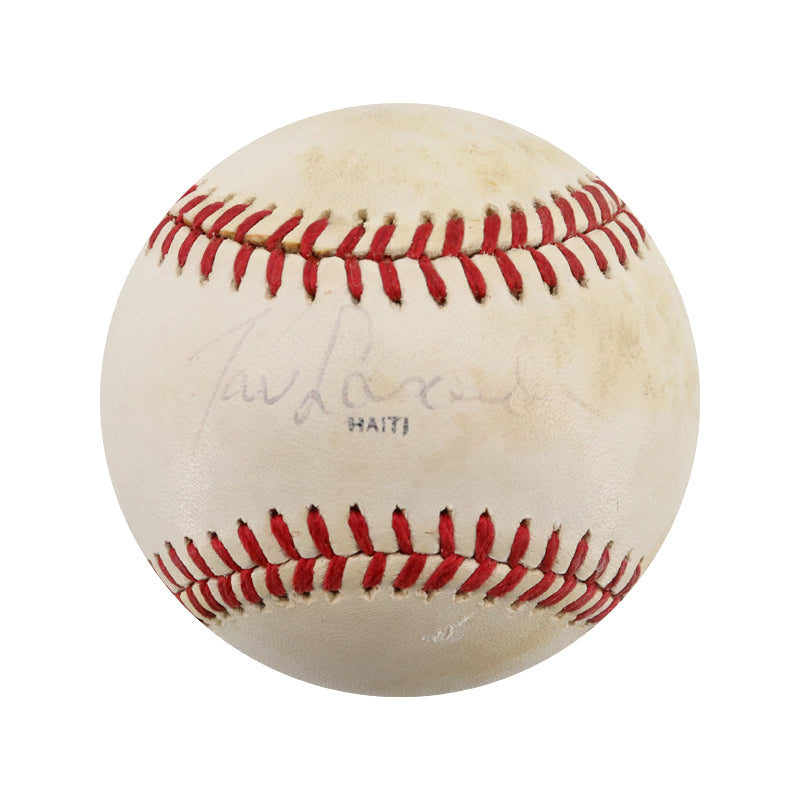 Tom Lasorda and Tony LaRussa Dual Signed 1988 World Series Logo Baseball (JSA #AL13484)