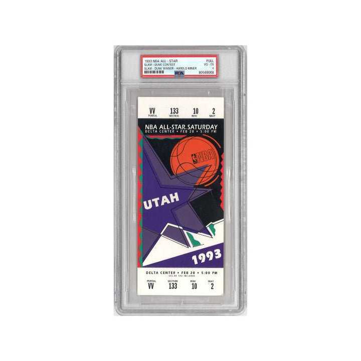 1993 NBA All-Star Saturday Full PSA 4 - Harold Miner Dunk Contest Champion