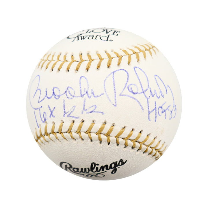Brooks Robinson Baltimore Orioles Autographed Signed Inscribed "16x GG HOF 83" Gold Glove Award Baseball (MAB COA)