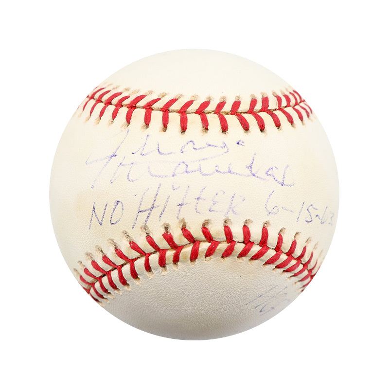 Juan Marichal San Francisco Giants Autographed Signed Inscribed "No Hitter 6-15-63 HOF 83" OAL Baseball (MAB COA)