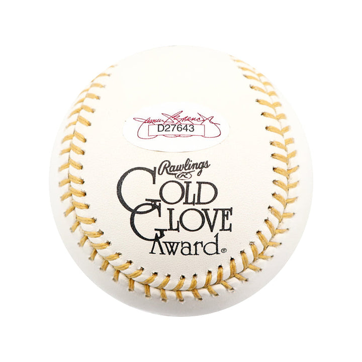 Torii Hunter Minnesota Twins Autographed Signed Gold Glove Award Baseball (JSA Sticker)