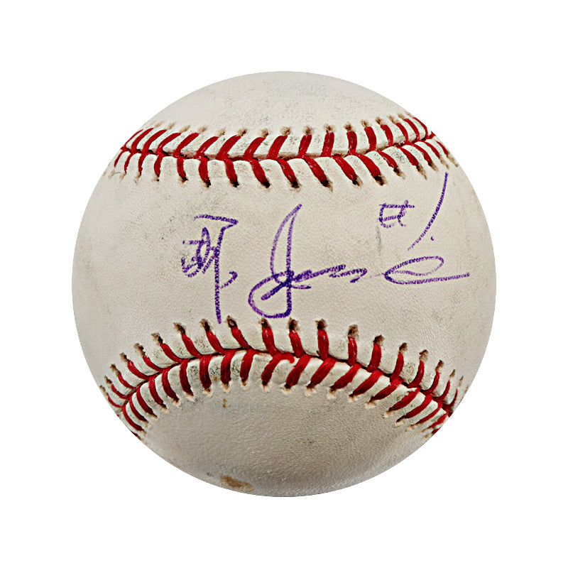 Akinori Iwamura Tampa Bay Rays Autographed Signed OMLB Baseball (JSA COA)