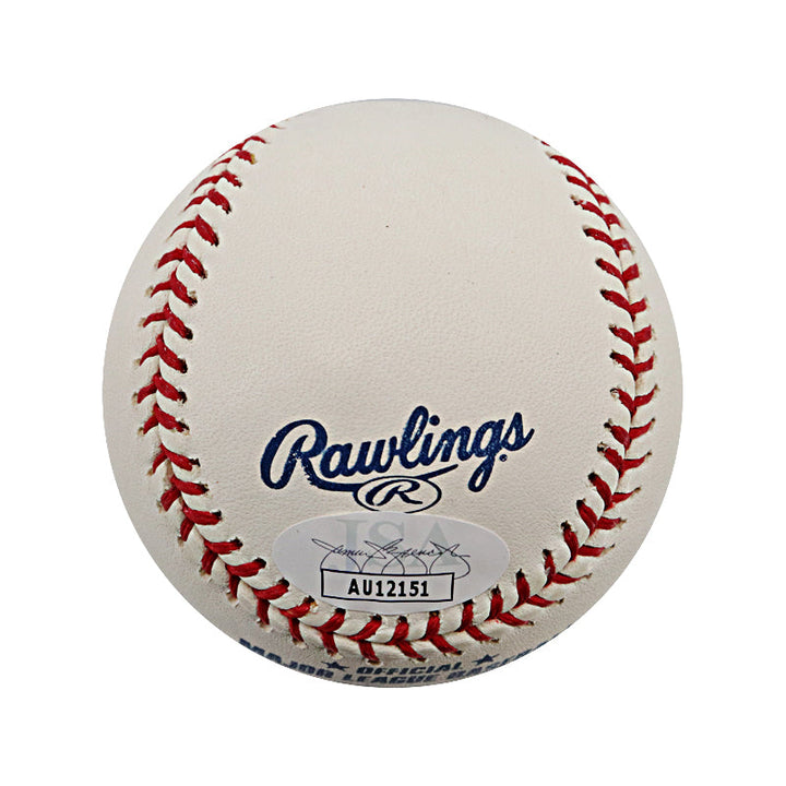 Greg Zaun Toronto Blue Jays Autographed Signed 2007 Opening Day Logo Baseball (JSA COA)
