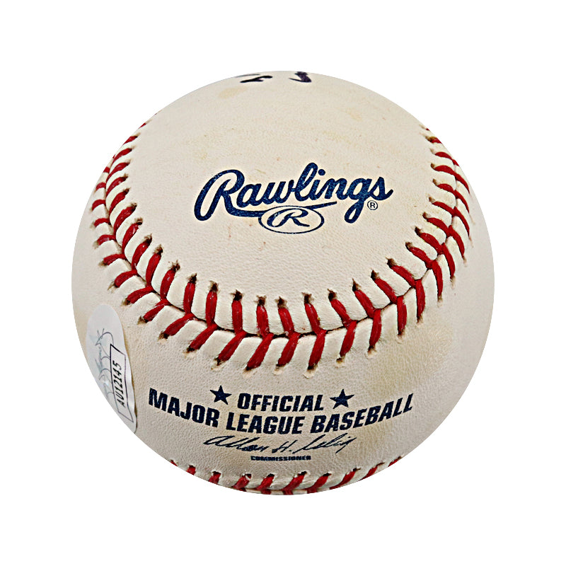 Johnny Damon Yankees Redsox Autographed Signed OMLB Baseball (JSA COA)