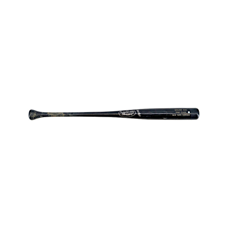 Tony Clark New York Yankees Game Used Cracked Louisville Black C333 Bat (Steiner LOA)