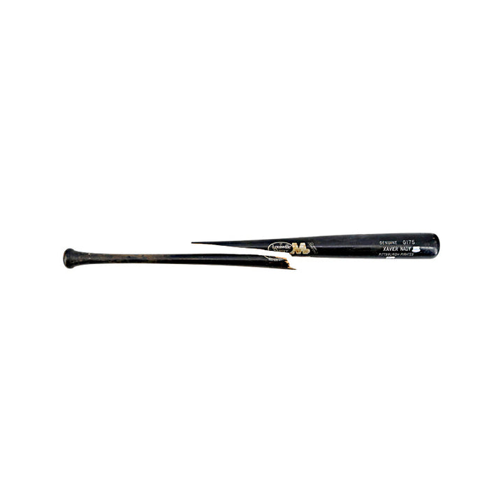 Xavier Nady New York Yankees #22 2008 Game Used Pittsburgh Bat (Broken in 2) (Steiner LOA)