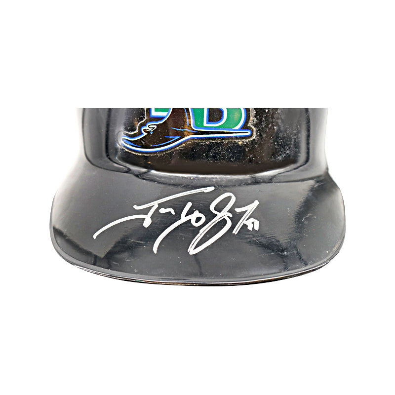 Johnny Gomes Tampa Bay Rays Autographed Signed Bating Helmet (JSA COA)