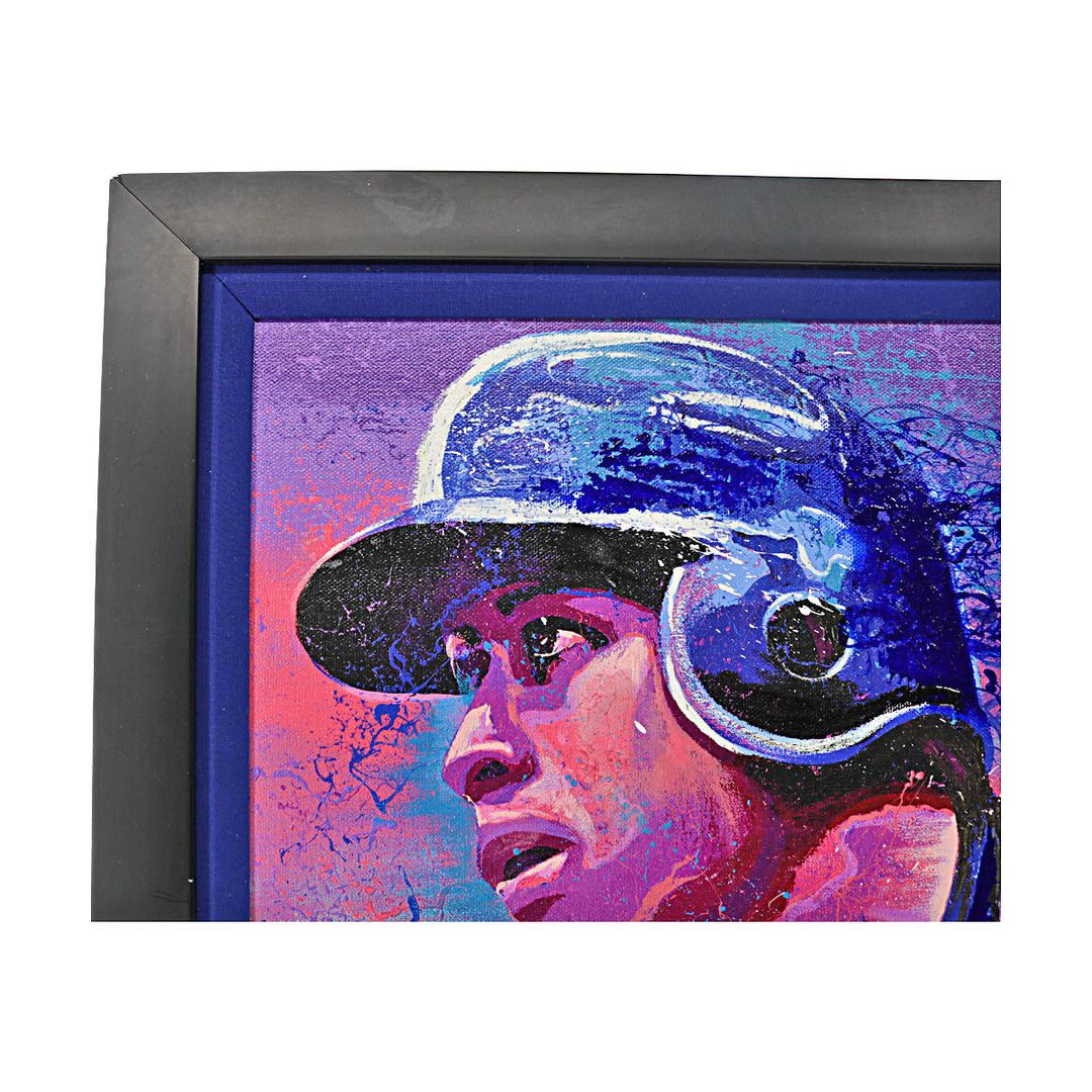 Alex Rodriguez New York Yankees Autographed Signed Bill Lopa Framed Artist Embellished Canvas LE 13/13 (MLB Auth #MT00104238)