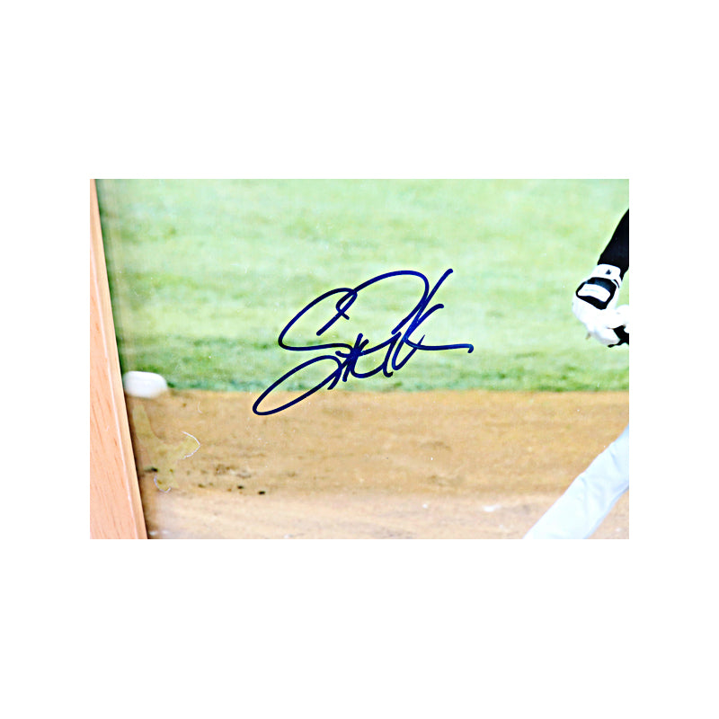 Scott Podsednik Chicago White Sox Autographed Signed 8x10 Framed Photo Hitting (Steiner COA)