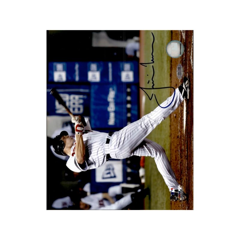 Justin Morneau Minnesota Twins Autographed Signed 8x10 Photo Horizonal Swing (MLB Holo Steiner COA)