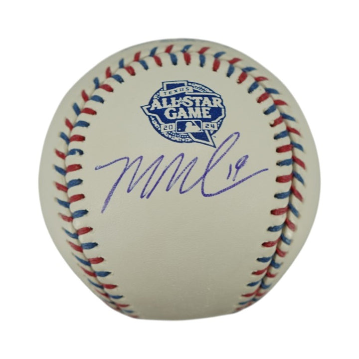 Mason Miller San Diego Padres Autographed 2024 MLB All-Star Game Logo Baseball Beckett AUTH