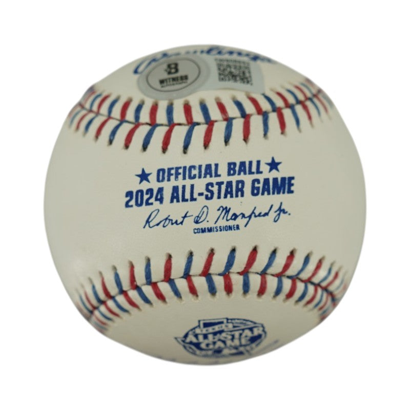 Mason Miller San Diego Padres Autographed 2024 MLB All-Star Game Logo Baseball Beckett AUTH