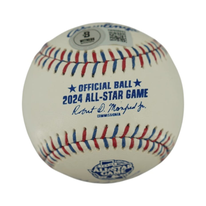 Mason Miller San Diego Padres Autographed 2024 MLB All-Star Game Logo Baseball Beckett AUTH