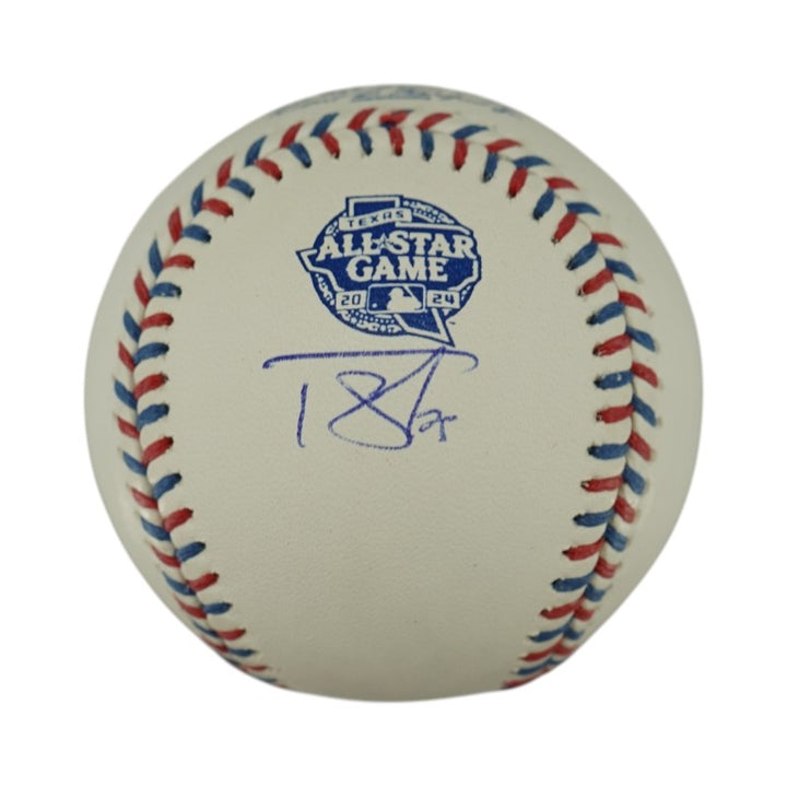 Tarik Skubal Detroit Tigers Autographed 2024 MLB All-Star Game Logo Baseball Fanatics/MLB AUTH