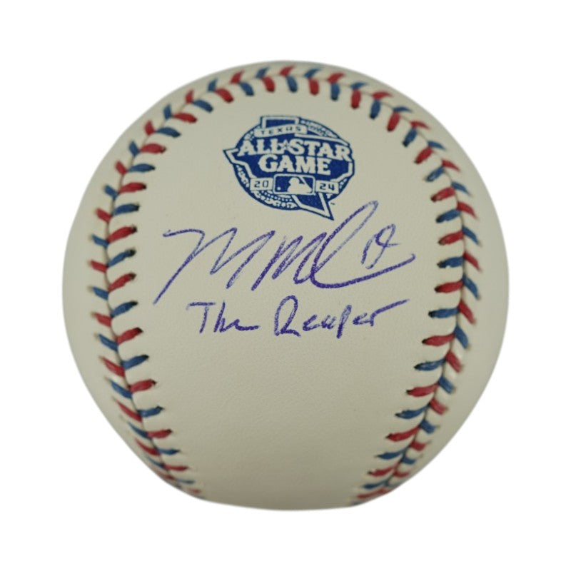 Mason Miller San Diego Padres Autographed Inscribed 2024 MLB All-Star Game logo Baseball Beckett AUTH