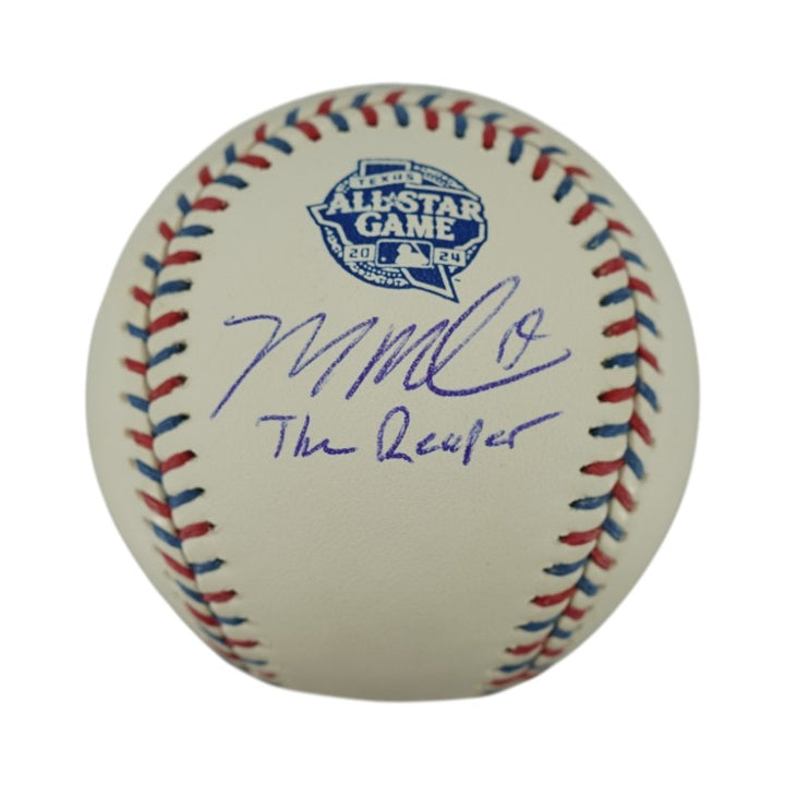 Mason Miller San Diego Padres Autographed Inscribed 2024 MLB All-Star Game logo Baseball Beckett AUTH