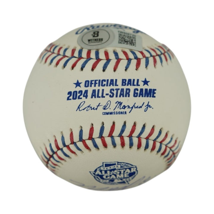 Mason Miller San Diego Padres Autographed Inscribed 2024 MLB All-Star Game logo Baseball Beckett AUTH
