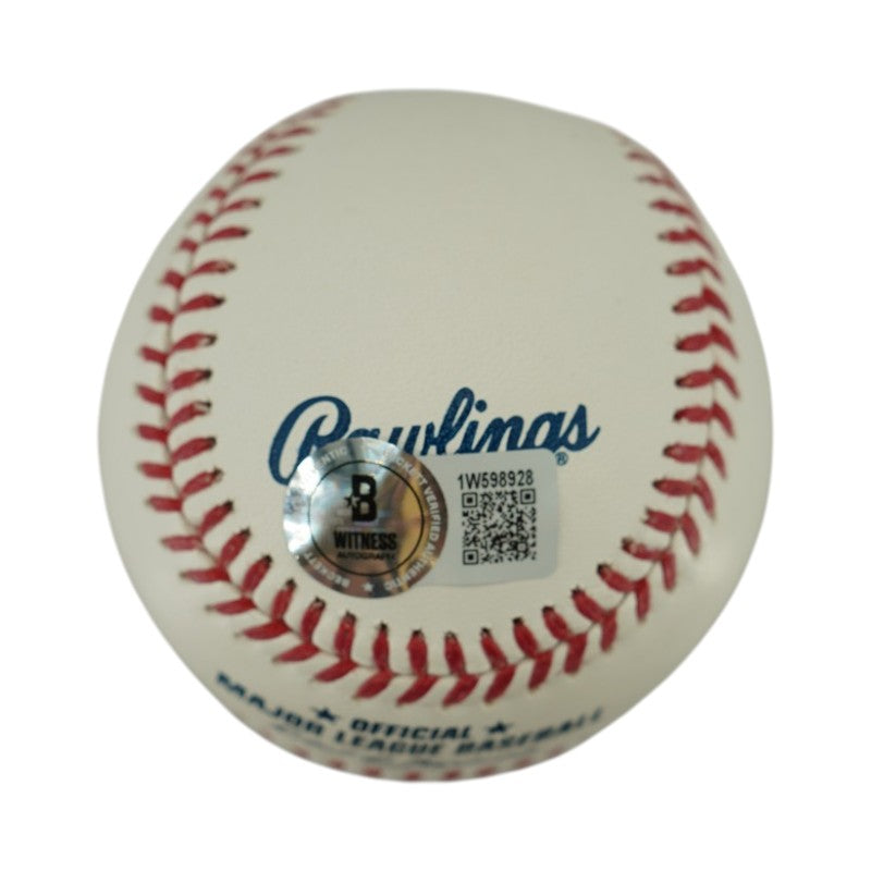 Mason Miller San Diego Padres Autographed OMLB Ball Beckett AUTH