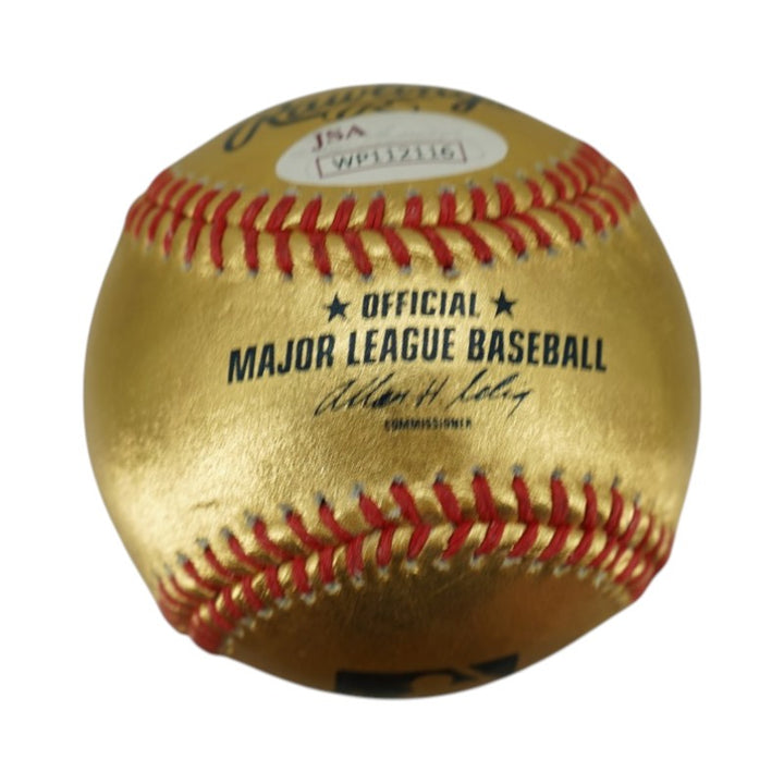 Aaron Judge New York Yankees Autographed Gold OLMB Baseball JSA Holo Only