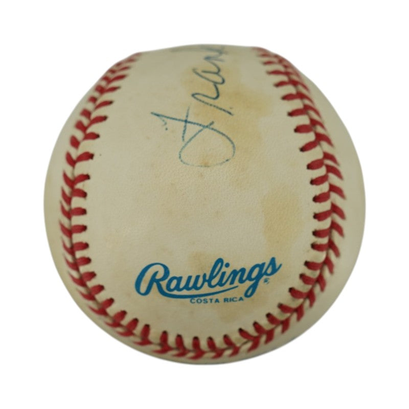 Frank Crosetti New York Yankees Autographed Official American League Baseball Beckett AUTH