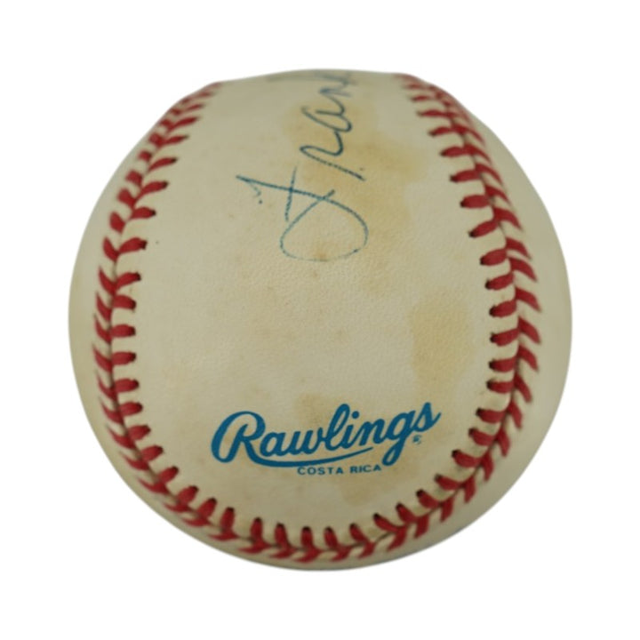 Frank Crosetti New York Yankees Autographed Official American League Baseball Beckett AUTH