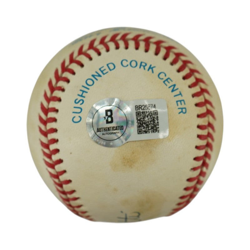 Frank Crosetti New York Yankees Autographed Official American League Baseball Beckett AUTH