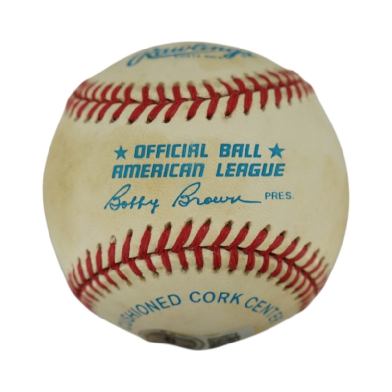 Frank Crosetti New York Yankees Autographed Official American League Baseball Beckett AUTH