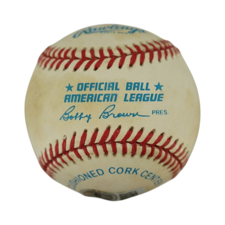 Frank Crosetti New York Yankees Autographed Official American League Baseball Beckett AUTH