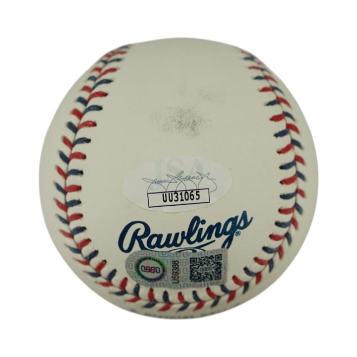 Yadier Molina St. Louis Cardinals Autographed 2009 All-Star Game Logo Ball JSA Holo/USA AUTH