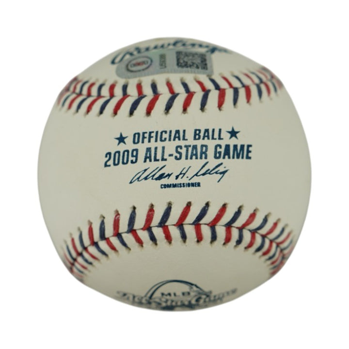 Yadier Molina St. Louis Cardinals Autographed 2009 All-Star Game Logo Ball JSA Holo/USA AUTH