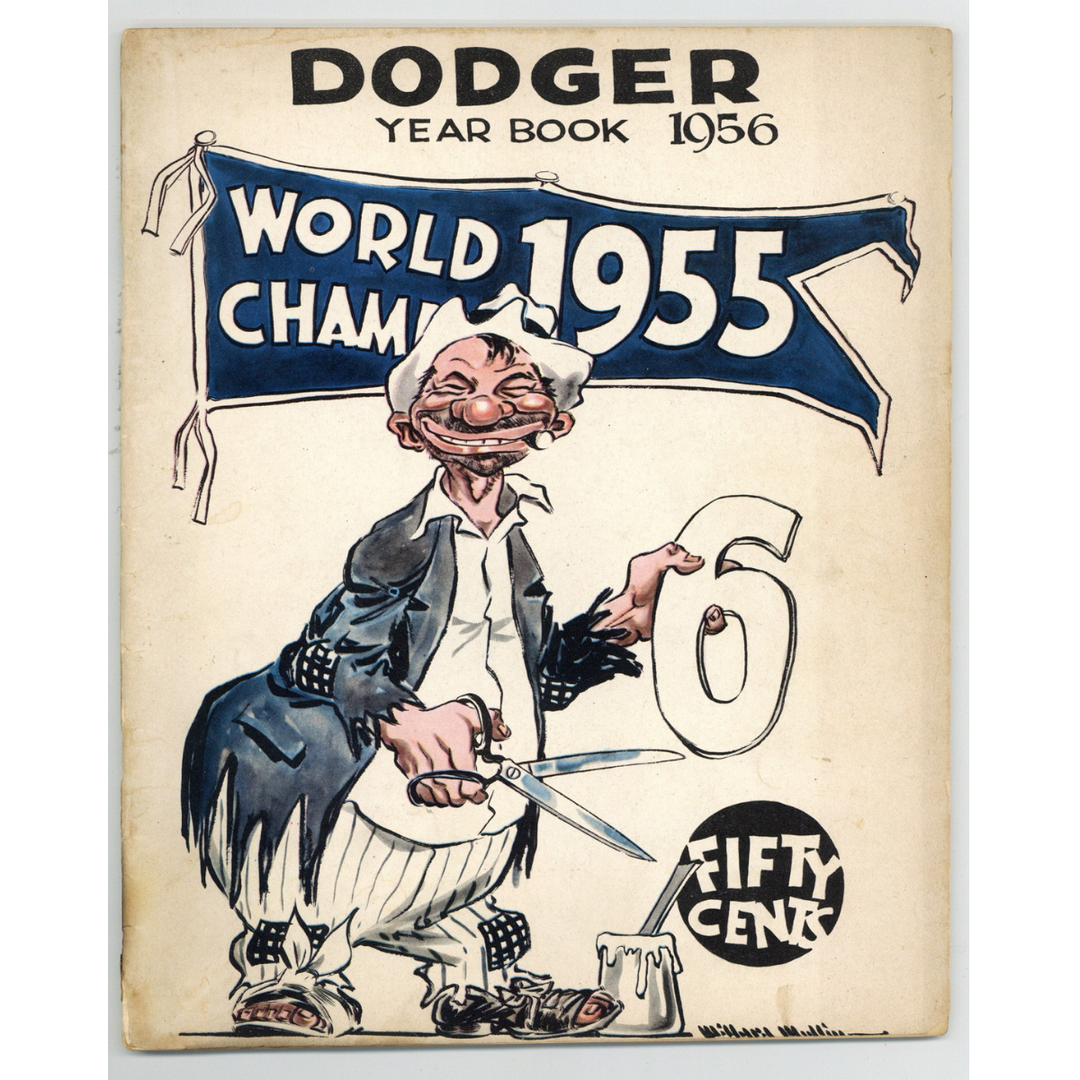 Brooklyn Dodgers 1956 Yearbook Magazine
