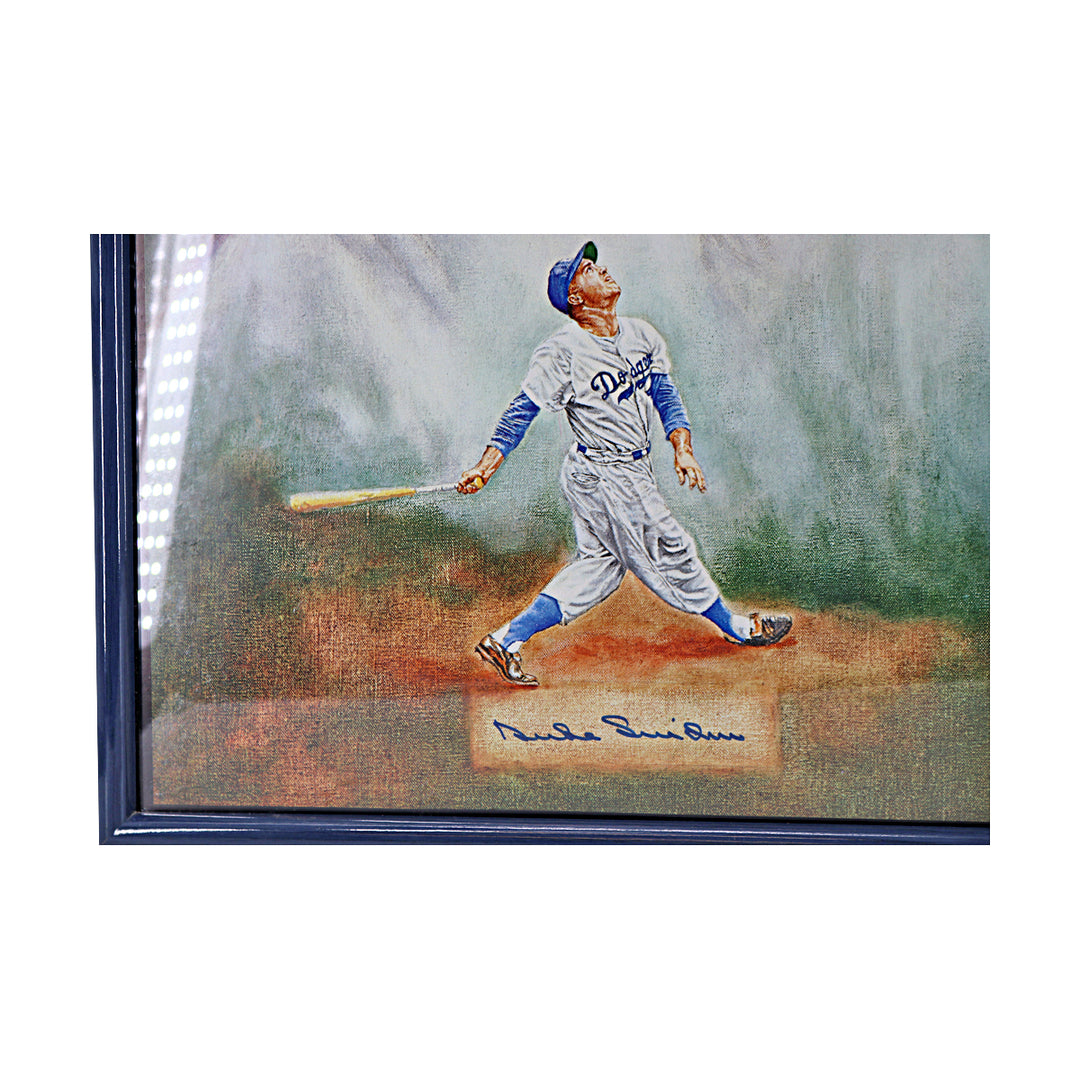 Mantle Mays Snider Yankees Giants Mets Multi Signed Litho LE LE 580/1603 JSA LOA