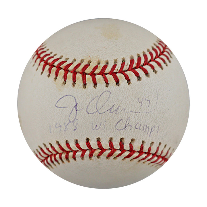 Jesse Orosco New York Mets Autographed Signed Inscribed ONL Baseball (JSA Auth #NS54376)