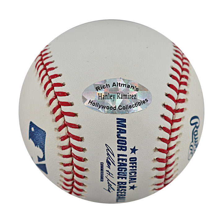 Hanley Rameriz Miami Marlins Autographed Signed Inscribed OMLB Baseball (Hollywood Collectibles Holo)
