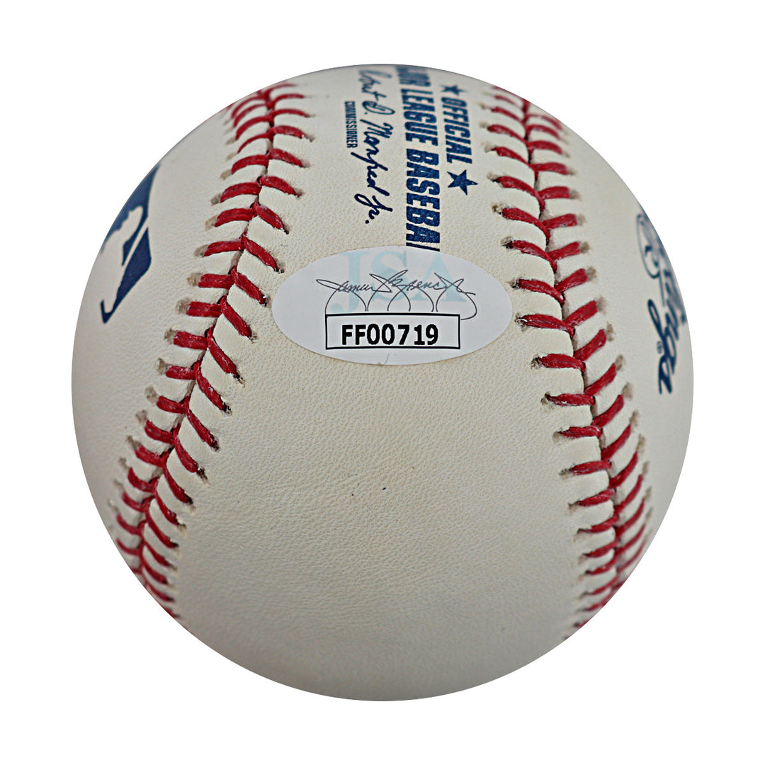 Jeff McNeil New York Mets Autographed Signed OMLB Baseball (JSA Auth #FF00719)