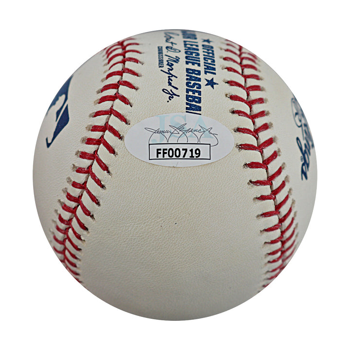 Jeff McNeil New York Mets Autographed Signed OMLB Baseball (JSA Auth #FF00719)