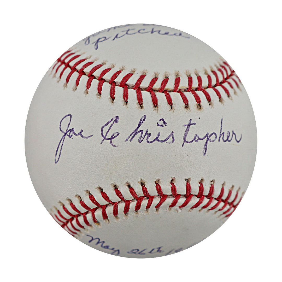 Joe Christopher Pittsburgh Pirates Autographed Signed Inscribed OMLB Baseball (Steiner Holo)