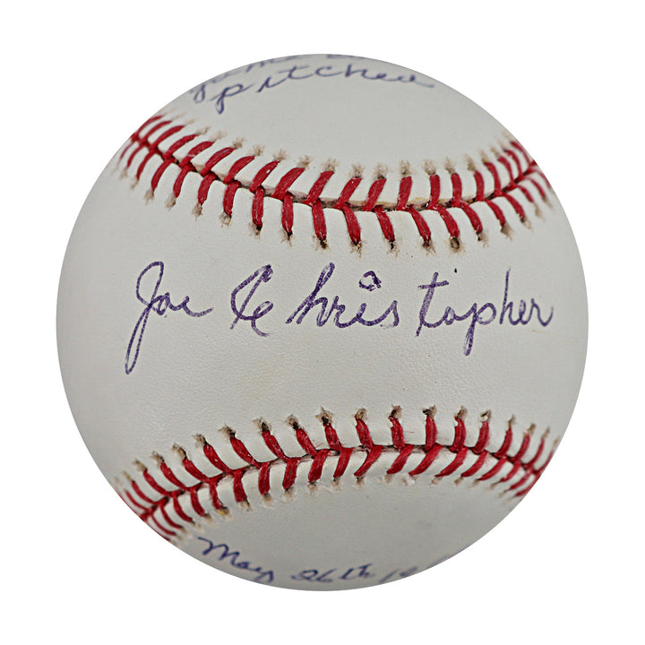 Joe Christopher Pittsburgh Pirates Autographed Signed Inscribed OMLB Baseball (Steiner Holo)