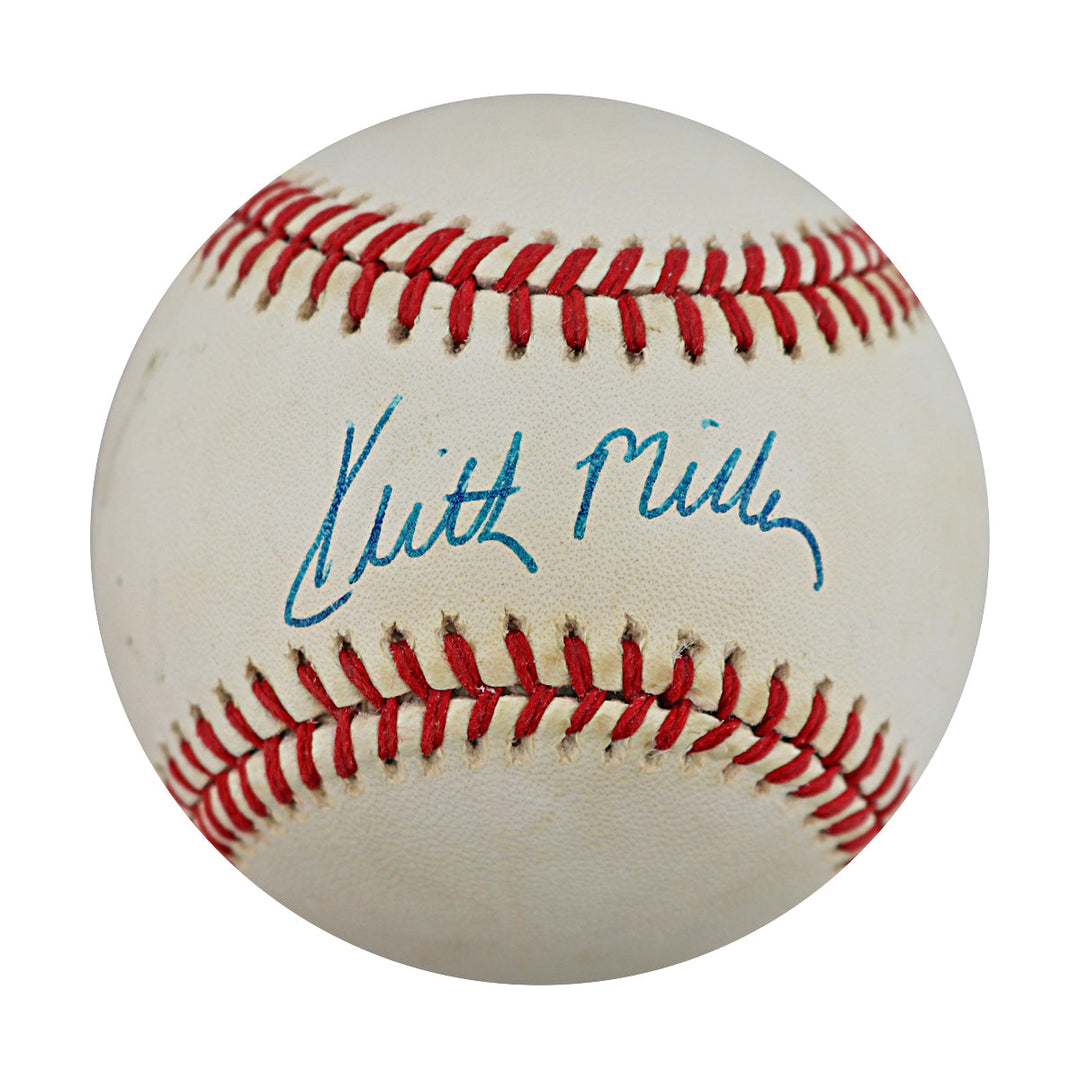 Keith Miller New York Mets Autographed Signed ONL Baseball (SGC Auth #AU69267)