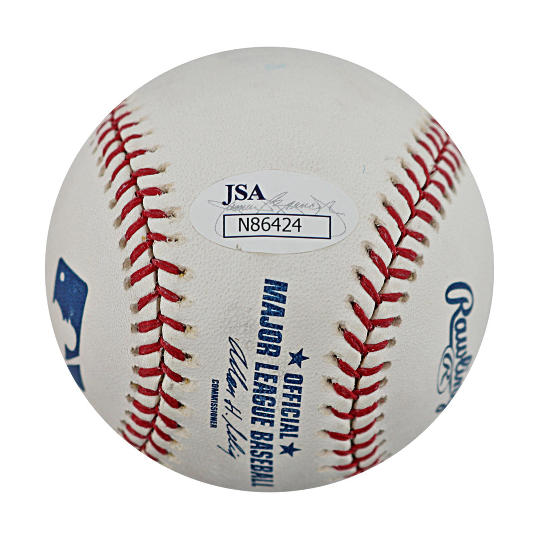 Dusty Baker Houston Astros Autographed Signed OMLB Baseball (JSA Auth #N86424)