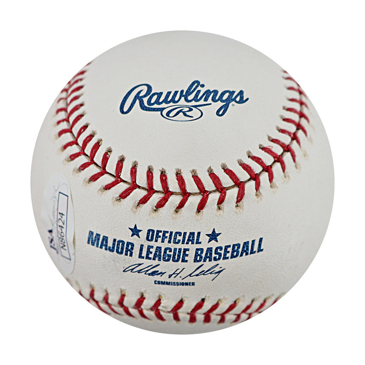 Dusty Baker Houston Astros Autographed Signed OMLB Baseball (JSA Auth #N86424)